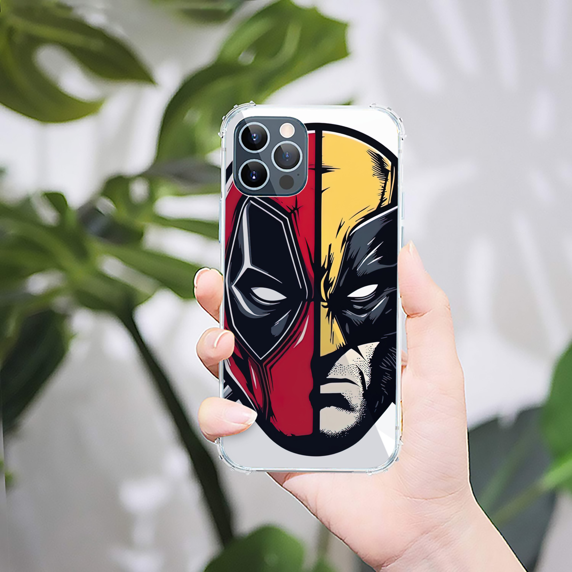 （画像用） Deadpool デッドプール 【iPhone 12シリーズ対応】透明スマホケース（クリアソフトケース）